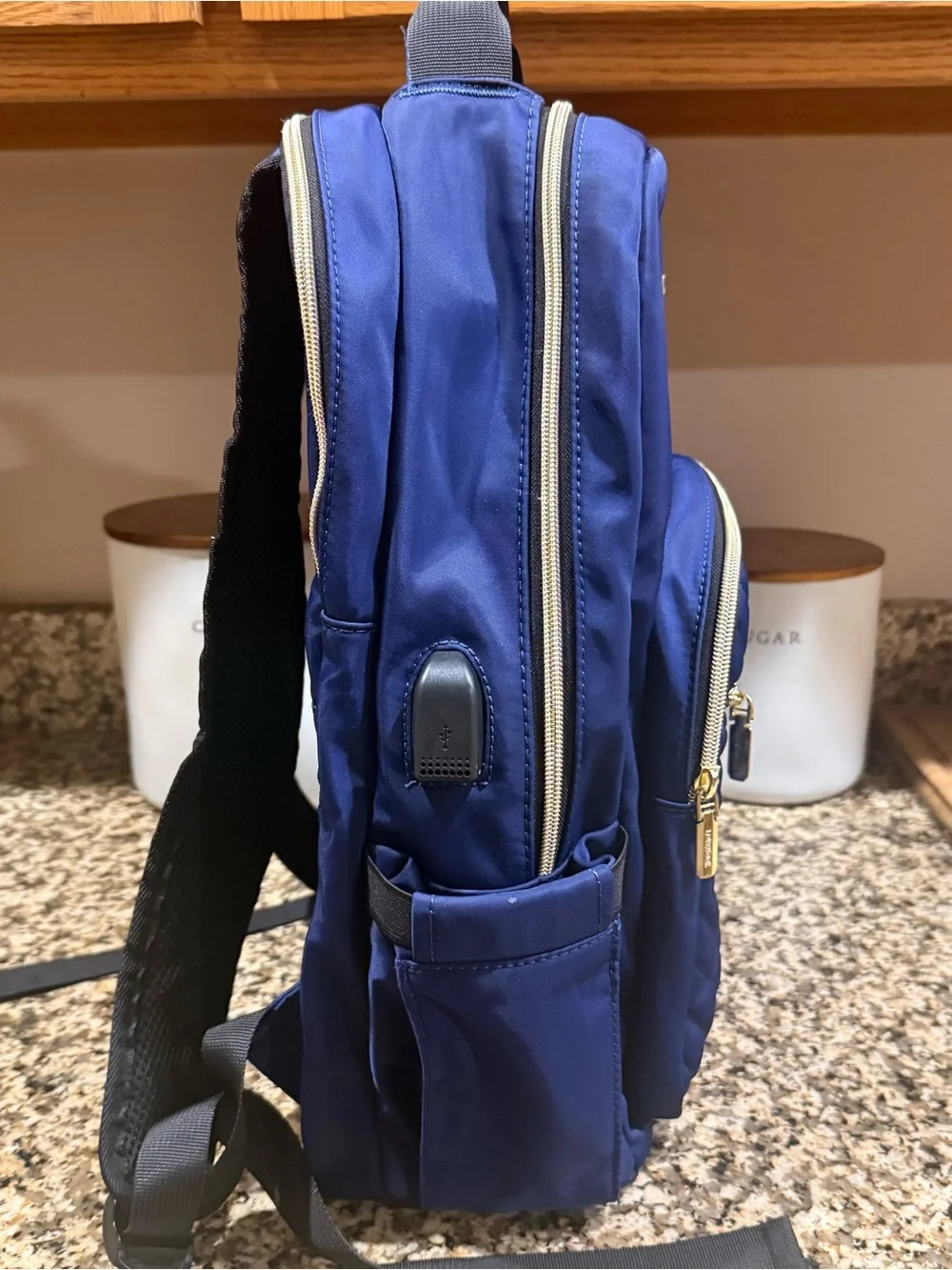 Lovevook Quilted Navy Women's Backpack